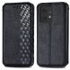 Чехол Deexe Rhombus Wallet для Motorola Edge 40 Neo - Black (340036B). Фото 1 из 6