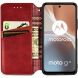 Чехол Deexe Rhombus Wallet для Motorola Moto G32 - Red (304438R). Фото 2 из 10