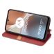 Чехол Deexe Rhombus Wallet для Motorola Moto G32 - Red (304438R). Фото 3 из 10