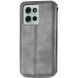 Чехол Deexe Rhombus Wallet для Motorola Moto G75 - Grey (367822H). Фото 5 из 6