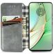 Чехол Deexe Rhombus Wallet для Motorola Moto G75 - Grey (367822H). Фото 2 из 6