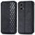 Чехол Deexe Rhombus Wallet для Motorola Moto G85 - Black: фото 1 из 10