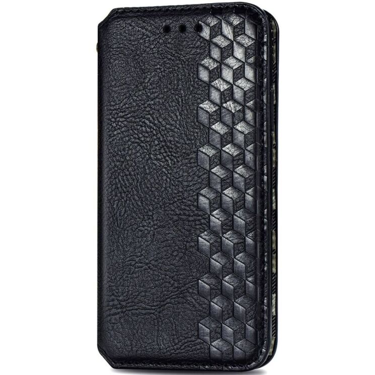 Чехол Deexe Rhombus Wallet для Motorola Moto G85 - Black: фото 4 из 10