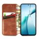 Чохол Deexe Rhombus Wallet для Motorola Moto G86 - Brown (383323Z). Фото 3 з 8