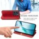 Чохол Deexe Rhombus Wallet для Motorola Moto G86 - Black (383323B). Фото 7 з 8