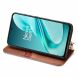 Чехол Deexe Rhombus Wallet для OnePlus Nord N30 SE - Brown (355104Z). Фото 3 из 6