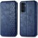 Чехол Deexe Rhombus Wallet для Samsung Galaxy A16 (A165) - Blue (365214L). Фото 1 из 7