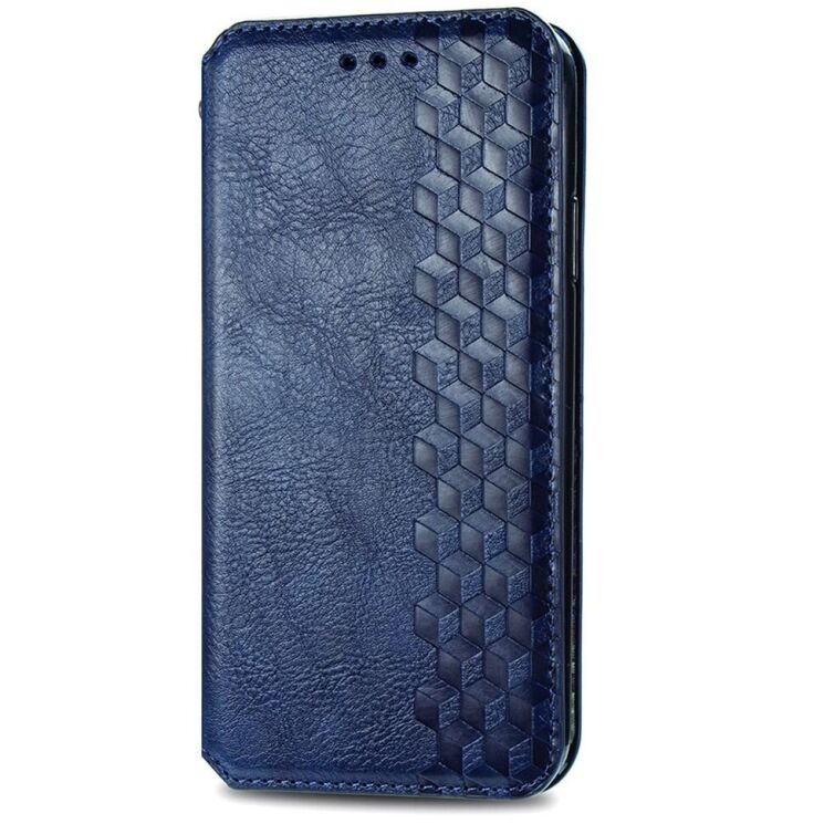 Чехол Deexe Rhombus Wallet для Samsung Galaxy A16 (A165) - Blue: фото 4 из 7