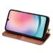 Чехол Deexe Rhombus Wallet для Samsung Galaxy A24 (A245) - Brown (322358Z). Фото 3 из 6