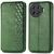 Чехол Deexe Rhombus Wallet для TECNO Spark 20 Pro+ - Green: фото 1 из 6