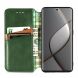 Чехол Deexe Rhombus Wallet для TECNO Spark 20 Pro+ - Green (351217G). Фото 2 из 6