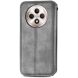 Чехол Deexe Rhombus Wallet для TECNO Spark 30C - Grey (361715H). Фото 5 из 6