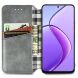Чехол Deexe Rhombus Wallet для TECNO Spark 30C - Grey (361715H). Фото 2 из 6