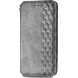 Чехол Deexe Rhombus Wallet для TECNO Spark 30C - Grey (361715H). Фото 4 из 6