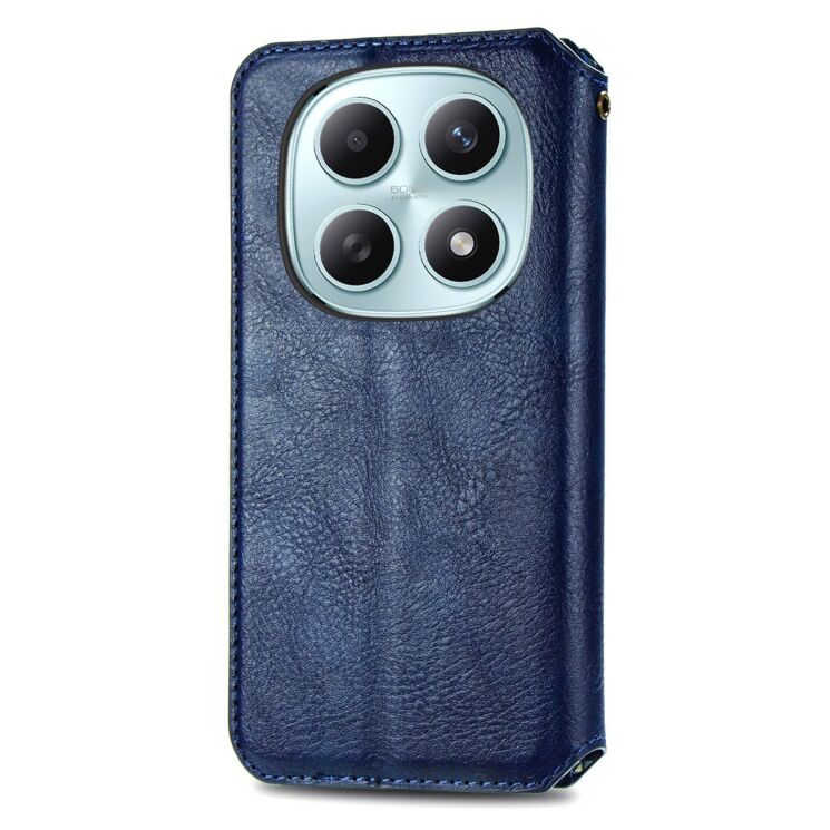 Чехол Deexe Rhombus Wallet для Xiaomi Redmi Note 15 (4G/5G) / Poco M8 5G - Blue: фото 5 из 10