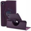 Чехол Deexe Rotation для Samsung Galaxy Tab A9 (X110/115) - Purple (339343V)
