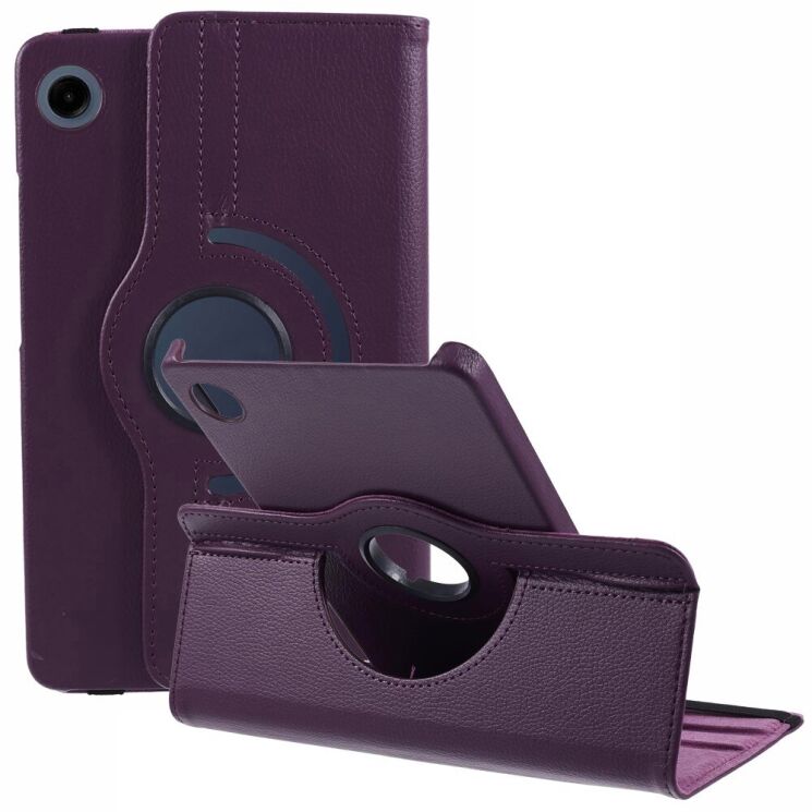 Чехол Deexe Rotation для Samsung Galaxy Tab A9 (X110/115) - Purple: фото 1 из 11
