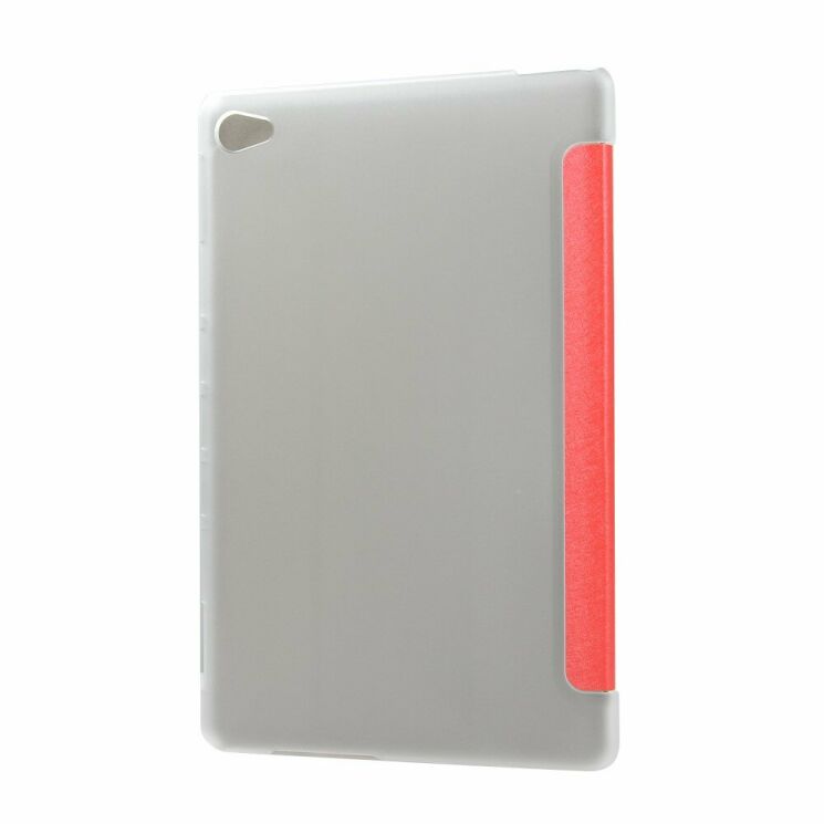 Чехол Deexe Silk Texture для Huawei MediaPad M5 Lite 10 - Red: фото 2 из 2