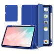 Чехол Deexe Smart Cover для Apple iPad Air 4 / 5 10.9 (2020/2022) / Air 11 M3/M2 (2025/2024) - Blue (224814L)