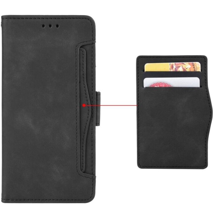 Чехол Deexe Wallet Stand для Infinix Note 50 Pro Plus - Black: фото 3 из 15