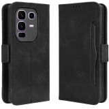 Чехол Deexe Wallet Stand для Infinix Note 50 Pro Plus - Black: фото 1 из 15