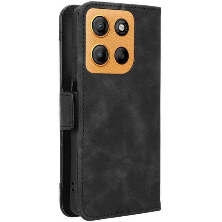 Чехол Deexe Wallet Stand для Motorola Moto G15 / G15 Power - Black: фото 7 из 7