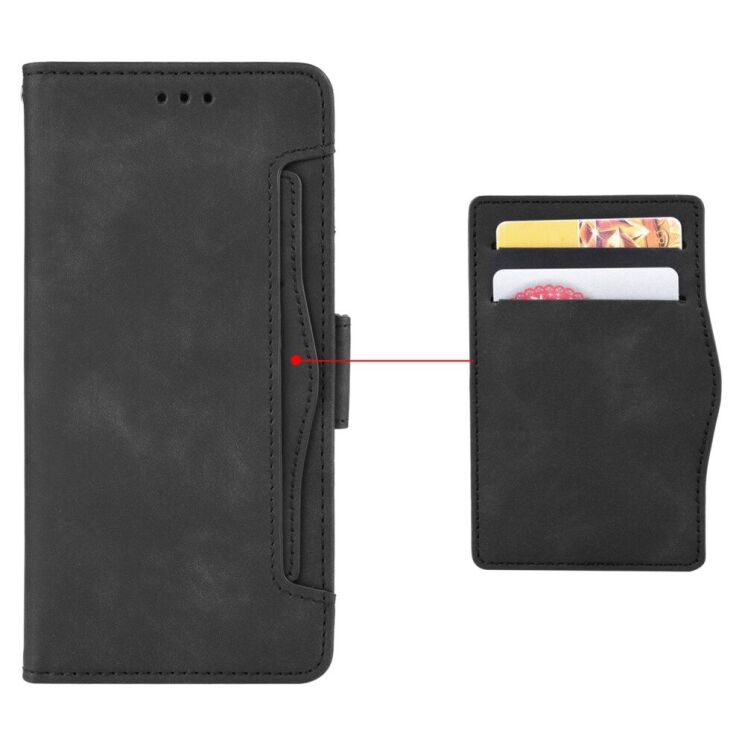 Чехол Deexe Wallet Stand для Motorola Moto G15 / G15 Power - Black: фото 6 из 7