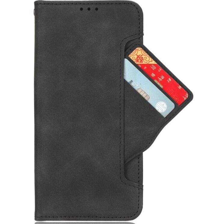 Чехол Deexe Wallet Stand для Motorola Moto G15 / G15 Power - Black: фото 2 из 7