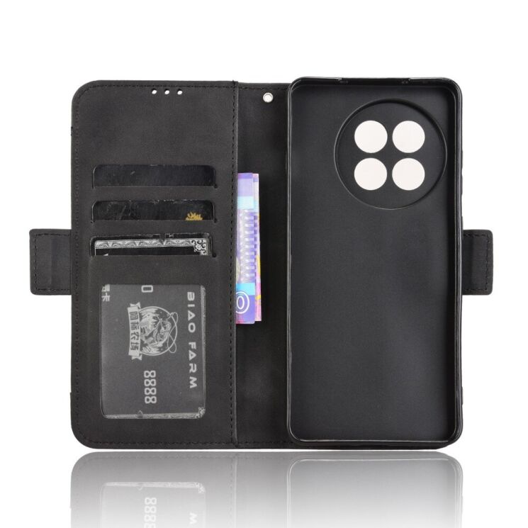 Чехол Deexe Wallet Stand для OnePlus 13R / Ace 5 / Ace 5 Pro - Black: фото 5 из 7