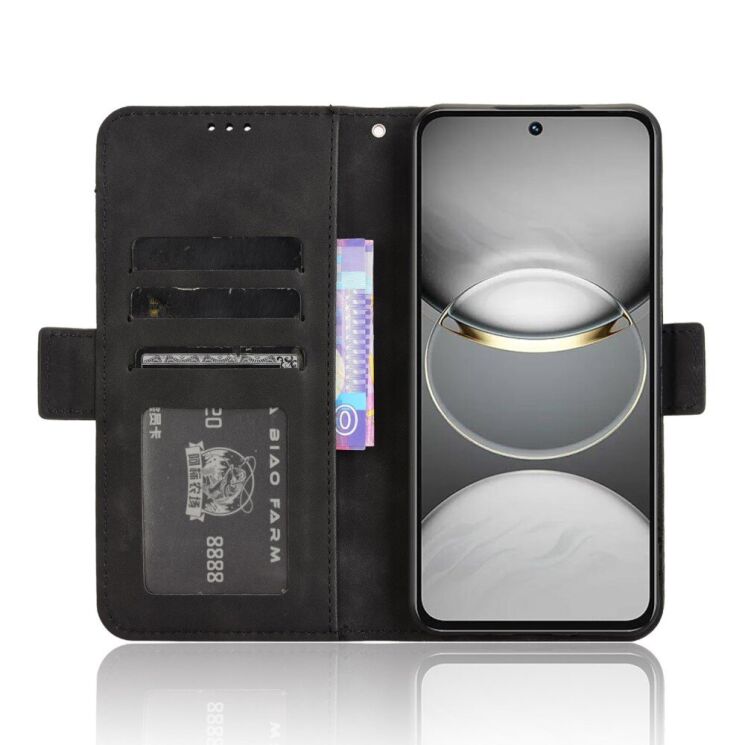 Чехол Deexe Wallet Stand для TECNO Spark 30 Pro - Black: фото 2 из 8