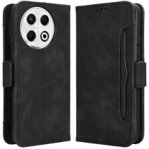 Чехол Deexe Wallet Stand для TECNO Spark 30 Pro - Black: фото 1 из 8