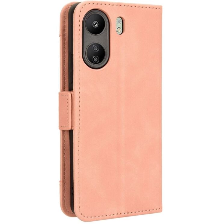 Чехол Deexe Wallet Stand для Xiaomi Redmi 13C / Poco C65 - Pink: фото 7 из 7