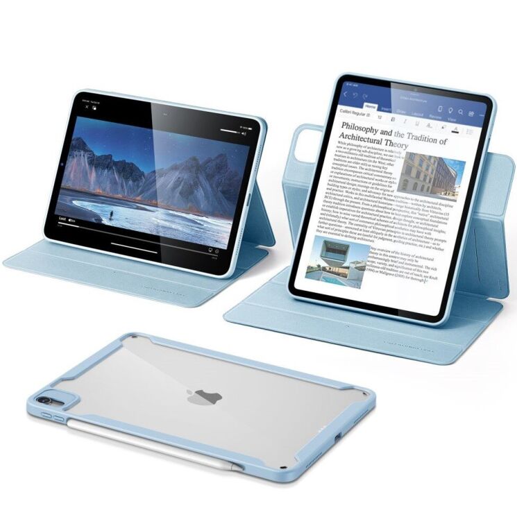 Чехол ESR Rebound Hybrid Case 360 для Apple iPad Air 4 / 5 10.9 (2020/2022) / Air 11 M3/M2 (2025/2024) 4894240194607 - Sky Blue: фото 2 из 10