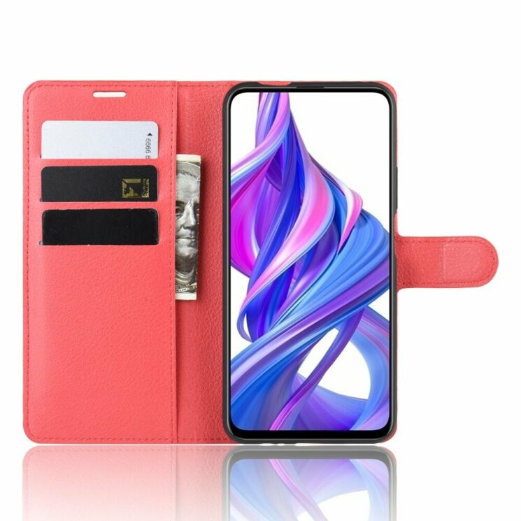 Чохол-книжка Deexe Book Type для Huawei Honor 9X (Китайская версия) - Red: фото 4 з 6