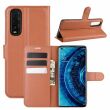 Чехол-книжка Deexe Book Type для OPPO Find X2 - Brown (265909Z)