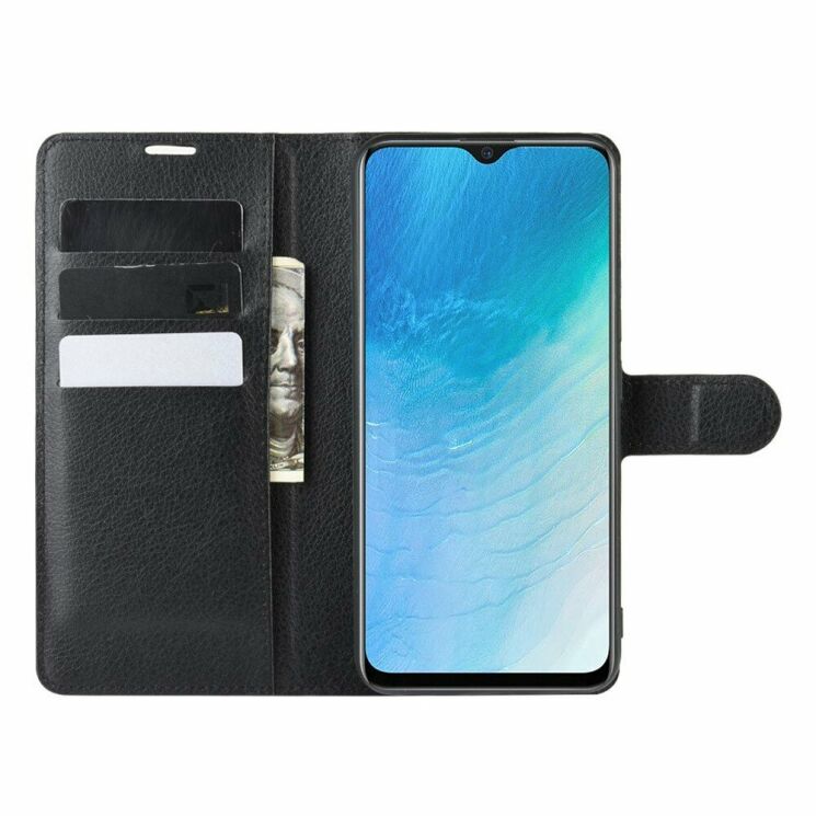 Класичний чохол-книжка Deexe Book Type для VIVO Y19 - Black: фото 4 з 7
