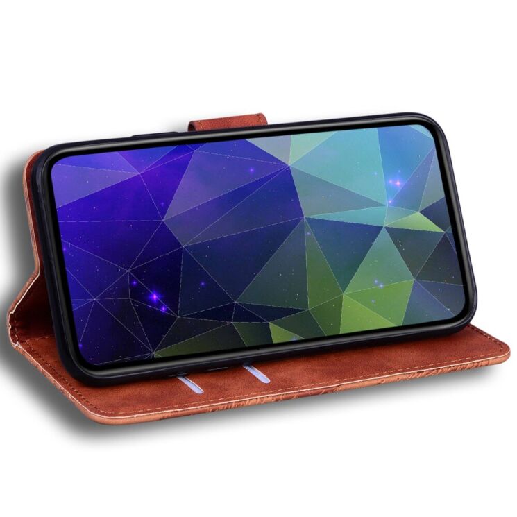 Чехол-книжка Deexe Classic Series для Tecno Pova 4 (LG7n) - Brown: фото 3 из 8