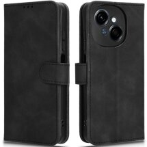 Чехол-книжка Deexe Classic Series для TECNO Spark Go 1 - Black: фото 1 из 7