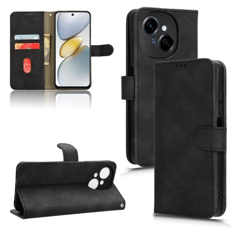 Чехол-книжка Deexe Classic Series для TECNO Spark Go 1 - Black: фото 7 из 7