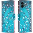 Чехол-книжка Deexe Color Wallet для Samsung Galaxy A05 (A055) - Plum Blossom (340406F)