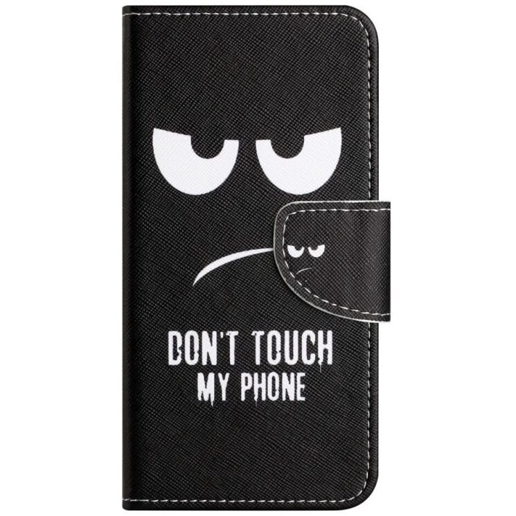 Чохол-книжка Deexe Color Wallet для Xiaomi Redmi Note 14 4G - Don't Touch My Phone: фото 4 з 5