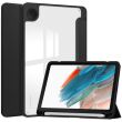 Чехол-книжка Deexe Crystal Back для Samsung Galaxy Tab A9 (X110/115) - Black (339337B)