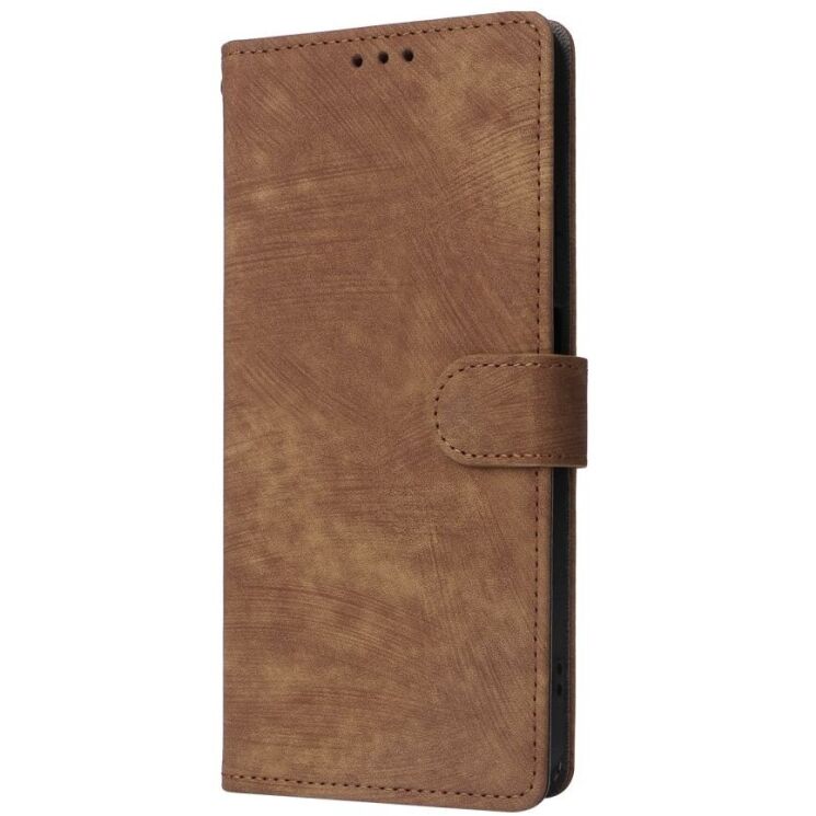 Чехол-книжка Deexe Delta Book для Infinix Smart 8 - Brown: фото 6 из 7