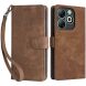Чехол-книжка Deexe Delta Book для Infinix Smart 8 - Brown (344102Z). Фото 1 из 7