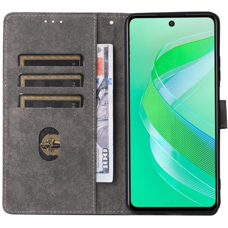 Чехол-книжка Deexe Delta Book для Infinix Smart 8 - Brown: фото 2 из 7
