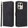 Чехол-книжка Deexe Delta Book для Motorola Edge 50 Ultra - Black (354001B)