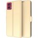 Чехол-книжка Deexe Faro Wallet для Motorola Edge 50 Fusion - Gold (354224F). Фото 1 из 7