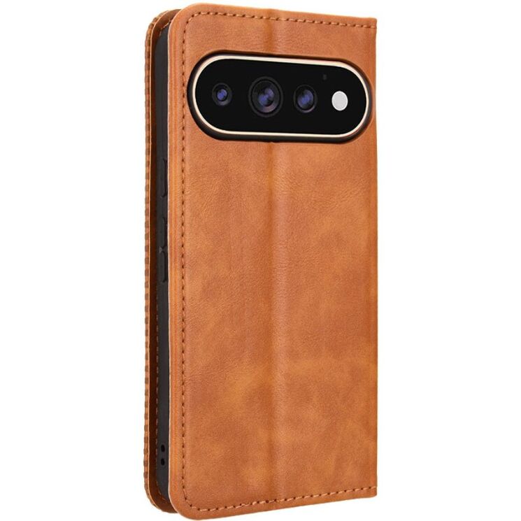 Чохол-книжка Deexe Retro Style для Google Pixel 11 Pro XL - Brown: фото 7 з 19