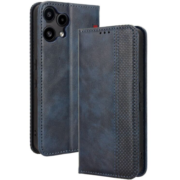 Чохол-книжка Deexe Retro Style для Nothing Phone (3a) Lite - Blue (405402L) Чохол-книжка Deexe Retro Style для Nothing Phone (3a) Lite - Blue: фото 1 з 21