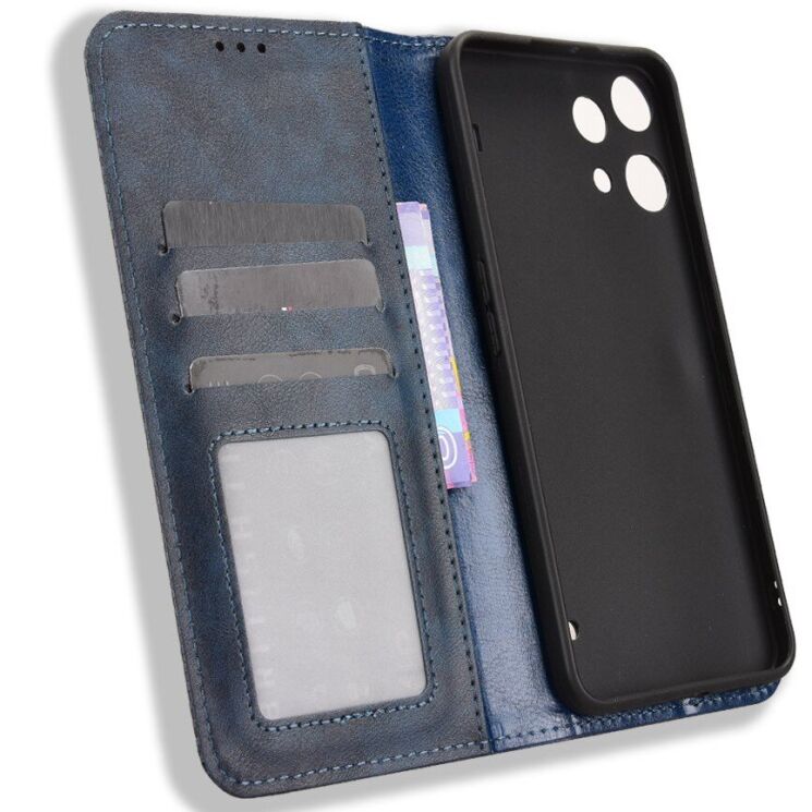 Чохол-книжка Deexe Retro Style для Nothing Phone (3a) Lite - Blue (405402L) Чохол-книжка Deexe Retro Style для Nothing Phone (3a) Lite - Blue: фото 4 з 21